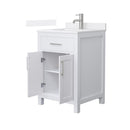 Beckett 24" Free Standing Single Basin Vanity Set with Cabinet and Quartz Vanity Top - image 8
