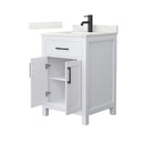Beckett 24" Free Standing Single Basin Vanity Set with Cabinet and Quartz Vanity Top - image 13