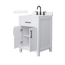 Beckett 24" Free Standing Single Basin Vanity Set with Cabinet and Quartz Vanity Top - image 12