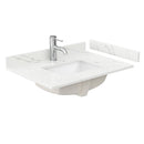 Beckett 30" Free Standing Single Basin Vanity Set with Cabinet and Quartz Vanity Top - image 3