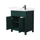 Beckett 30" Free Standing Single Basin Vanity Set with Cabinet and Quartz Vanity Top - image 16