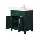 Beckett 30" Free Standing Single Basin Vanity Set with Cabinet and Quartz Vanity Top - image 20