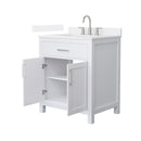 Beckett 30" Free Standing Single Basin Vanity Set with Cabinet and Quartz Vanity Top - image 8