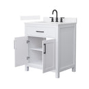 Beckett 30" Free Standing Single Basin Vanity Set with Cabinet and Quartz Vanity Top - image 12