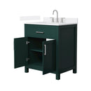 Beckett 30" Free Standing Single Basin Vanity Set with Cabinet and Quartz Vanity Top - image 20