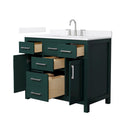 Beckett 42" Free Standing Single Basin Vanity Set with Cabinet and Quartz Vanity Top - image 20