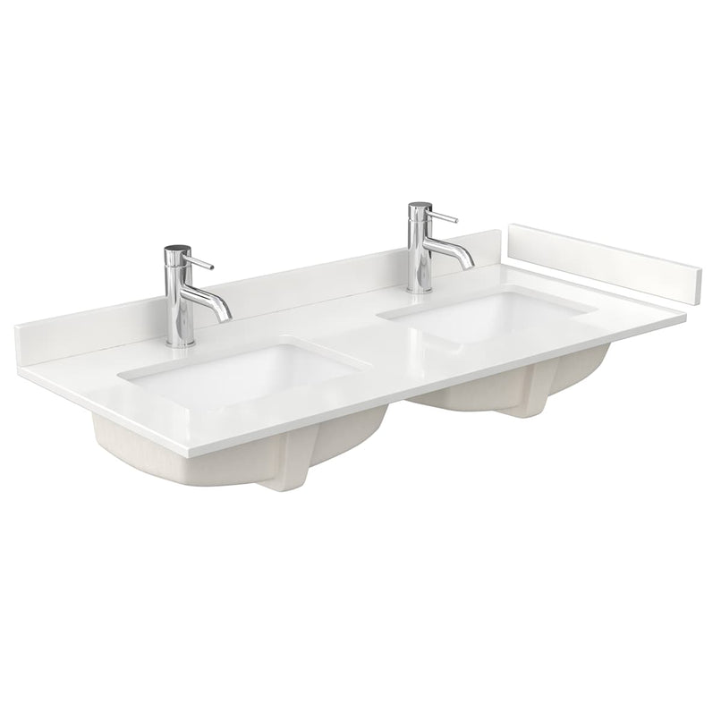 Beckett 48" Free Standing Double Basin Vanity Set with Cabinet and Quartz Vanity Top - image 4