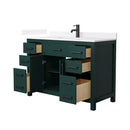 Beckett 48" Free Standing Single Basin Vanity Set with Cabinet and Quartz Vanity Top - image 16