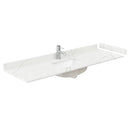 Beckett 66" Free Standing Single Basin Vanity Set with Cabinet and Quartz Vanity Top - image 3