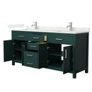 Beckett 72" Free Standing Double Basin Vanity Set with Cabinet and Quartz Vanity Top - image 21