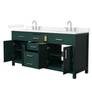 Beckett 72" Free Standing Double Basin Vanity Set with Cabinet and Quartz Vanity Top - image 20