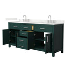 Beckett 72" Free Standing Double Basin Vanity Set with Cabinet and Quartz Vanity Top - image 21