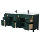 Beckett 84" Free Standing Double Basin Vanity Set with Cabinet and Quartz Vanity Top - image 16