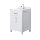Beckett 24" Free Standing Single Basin Vanity Set with Cabinet and Cultured Marble Vanity Top - image 8