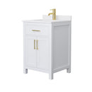 Beckett 24" Free Standing Single Basin Vanity Set with Cabinet and Cultured Marble Vanity Top - image 10