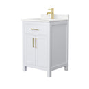 Beckett 24" Free Standing Single Basin Vanity Set with Cabinet and Cultured Marble Vanity Top - image 11