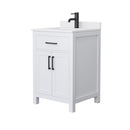 Beckett 24" Free Standing Single Basin Vanity Set with Cabinet and Cultured Marble Vanity Top - image 12