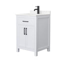 Beckett 24" Free Standing Single Basin Vanity Set with Cabinet and Cultured Marble Vanity Top - image 13