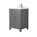 Beckett 24" Free Standing Single Basin Vanity Set with Cabinet and Cultured Marble Vanity Top - image 15