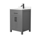 Beckett 24" Free Standing Single Basin Vanity Set with Cabinet and Cultured Marble Vanity Top - image 18