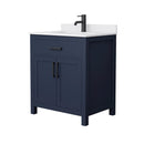 Beckett 30" Free Standing Single Basin Vanity Set with Cabinet and Cultured Marble Vanity Top - image 7