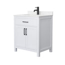 Beckett 30" Free Standing Single Basin Vanity Set with Cabinet and Cultured Marble Vanity Top - image 14