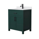 Beckett 30" Free Standing Single Basin Vanity Set with Cabinet and Cultured Marble Vanity Top - image 17