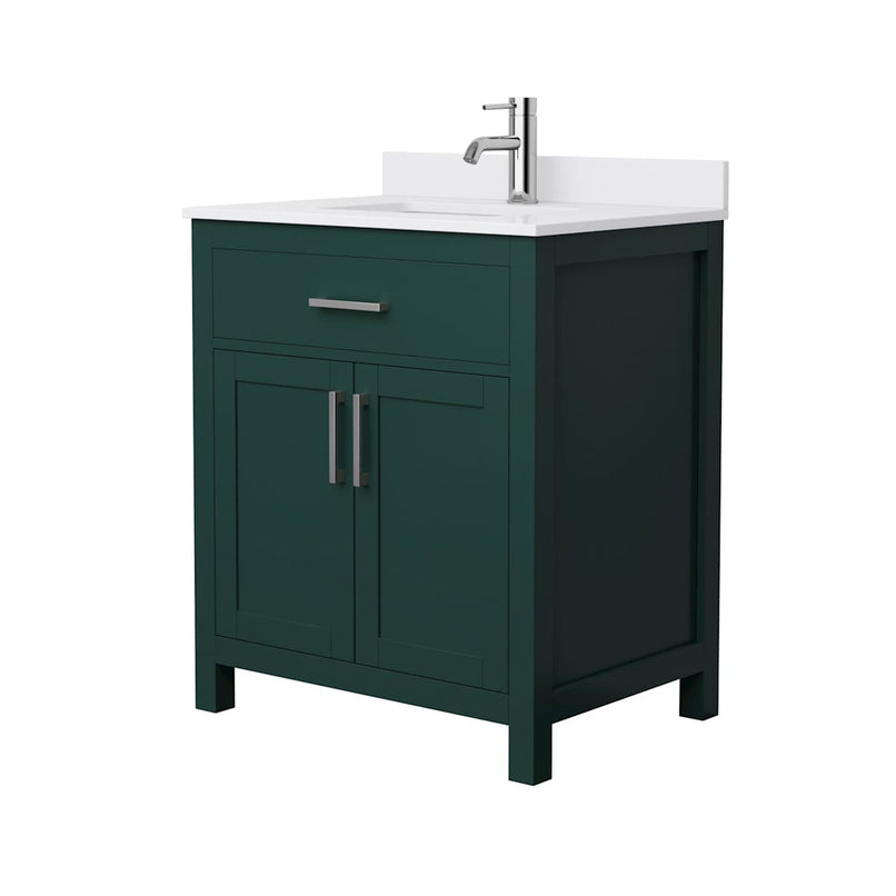 Beckett 30" Free Standing Single Basin Vanity Set with Cabinet and Cultured Marble Vanity Top - image 21