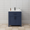 Beckett 30" Free Standing Single Basin Vanity Set with Cabinet and Cultured Marble Vanity Top - image 1