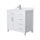 Beckett 36" Free Standing Single Basin Vanity Set with Cabinet and Cultured Marble Vanity Top - image 10
