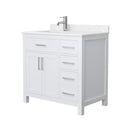 Beckett 36" Free Standing Single Basin Vanity Set with Cabinet and Cultured Marble Vanity Top - image 11