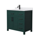 Beckett 36" Free Standing Single Basin Vanity Set with Cabinet and Cultured Marble Vanity Top - image 18