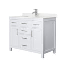 Beckett 42" Free Standing Single Basin Vanity Set with Cabinet and Cultured Marble Vanity Top - image 9