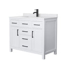 Beckett 42" Free Standing Single Basin Vanity Set with Cabinet and Cultured Marble Vanity Top - image 12