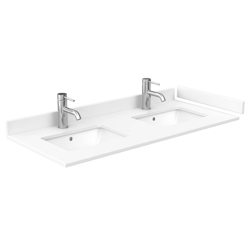 Beckett 48" Free Standing Double Basin Vanity Set with Cabinet and Cultured Marble Vanity Top - image 4