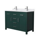 Beckett 48" Free Standing Double Basin Vanity Set with Cabinet and Cultured Marble Vanity Top - image 19