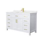 Beckett 54" Free Standing Single Basin Vanity Set with Cabinet and Cultured Marble Vanity Top - image 11