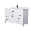 Beckett 54" Free Standing Single Basin Vanity Set with Cabinet and Cultured Marble Vanity Top - image 12