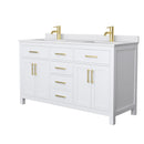 Beckett 60" Free Standing Double Basin Vanity Set with Cabinet and Cultured Marble Vanity Top - image 8