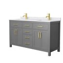Beckett 60" Free Standing Double Basin Vanity Set with Cabinet and Cultured Marble Vanity Top - image 13