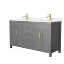 Beckett 60" Free Standing Double Basin Vanity Set with Cabinet and Cultured Marble Vanity Top - image 14