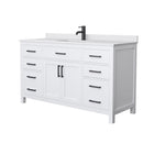 Beckett 60" Free Standing Single Basin Vanity Set with Cabinet and Cultured Marble Vanity Top - image 11