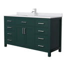 Beckett 60" Free Standing Single Basin Vanity Set with Cabinet and Cultured Marble Vanity Top - image 16