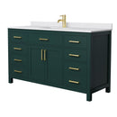 Beckett 60" Free Standing Single Basin Vanity Set with Cabinet and Cultured Marble Vanity Top - image 18