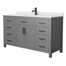 Beckett 60" Free Standing Single Basin Vanity Set with Cabinet and Cultured Marble Vanity Top - image 19