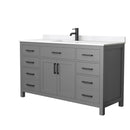 Beckett 60" Free Standing Single Basin Vanity Set with Cabinet and Cultured Marble Vanity Top - image 20
