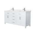 Beckett 66" Free Standing Double Basin Vanity Set with Cabinet and Cultured Marble Vanity Top - image 9