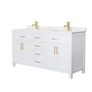 Beckett 66" Free Standing Double Basin Vanity Set with Cabinet and Cultured Marble Vanity Top - image 11