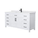 Beckett 66" Free Standing Single Basin Vanity Set with Cabinet and Cultured Marble Vanity Top - image 12