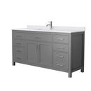 Beckett 66" Free Standing Single Basin Vanity Set with Cabinet and Cultured Marble Vanity Top - image 13